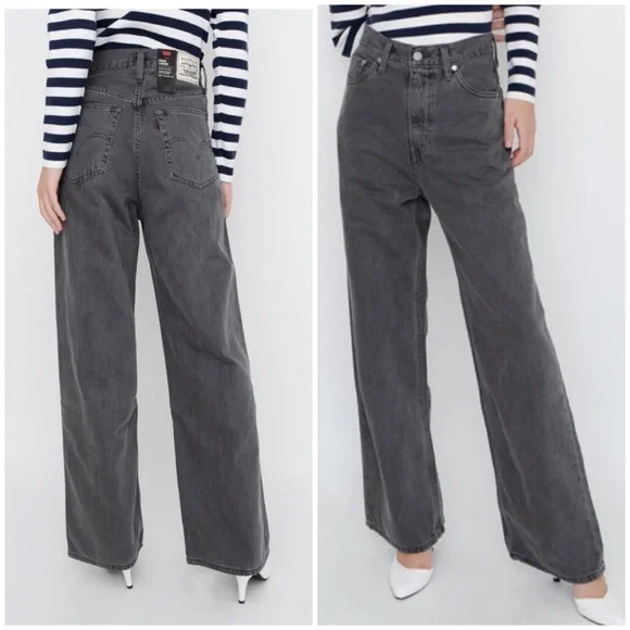 Levi’s Wellthread High Loose Jeans - Silver Bloom - Picture 2 of 16